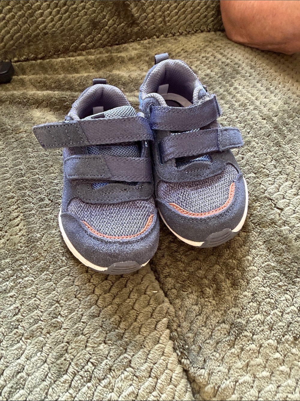 Stride Rite Navy and White Kids Sneakers 9XW